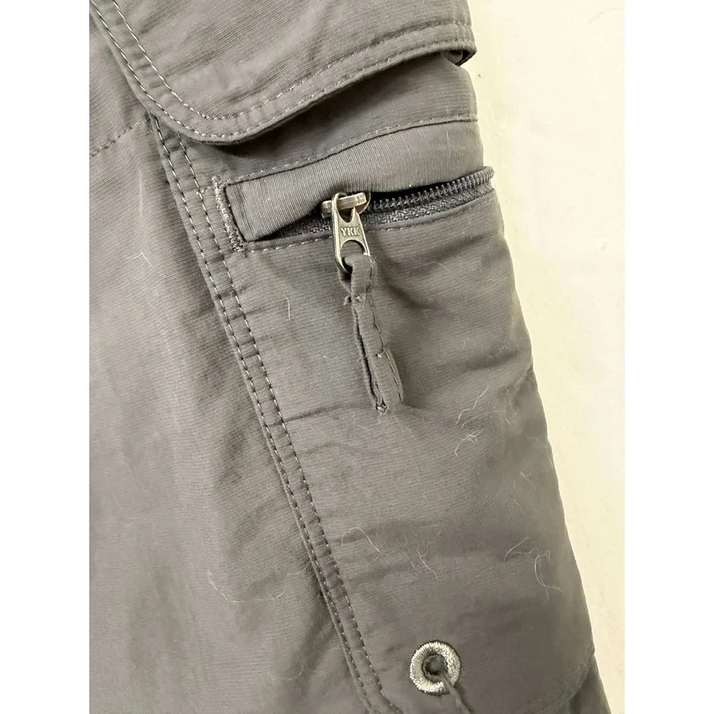REI Co-op Women's Size 6 Cargo Shorts Grey Nylon Hiking Outdoor (Tag‎ 6) RN37249